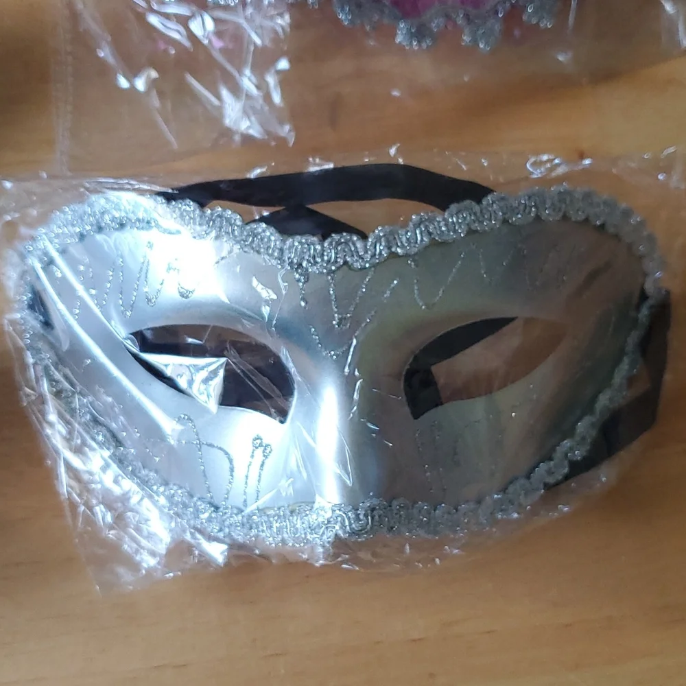 Mardi Gras, mask, masque, lot of 5, masquerade party